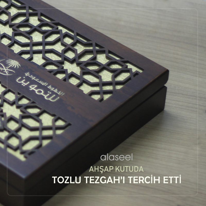 ALASEEL ahşap kutuda Tozlu Tezgah’ı tercih etti — Suudi Arabistan