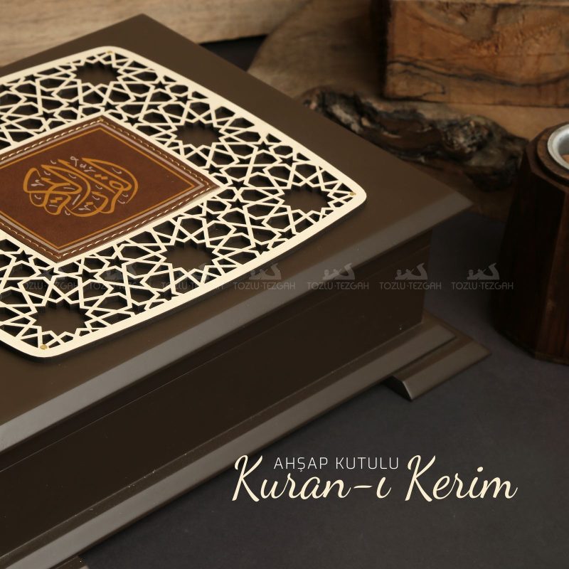 Kaliteli Ahşap Kuran-ı Kerim Kutusu