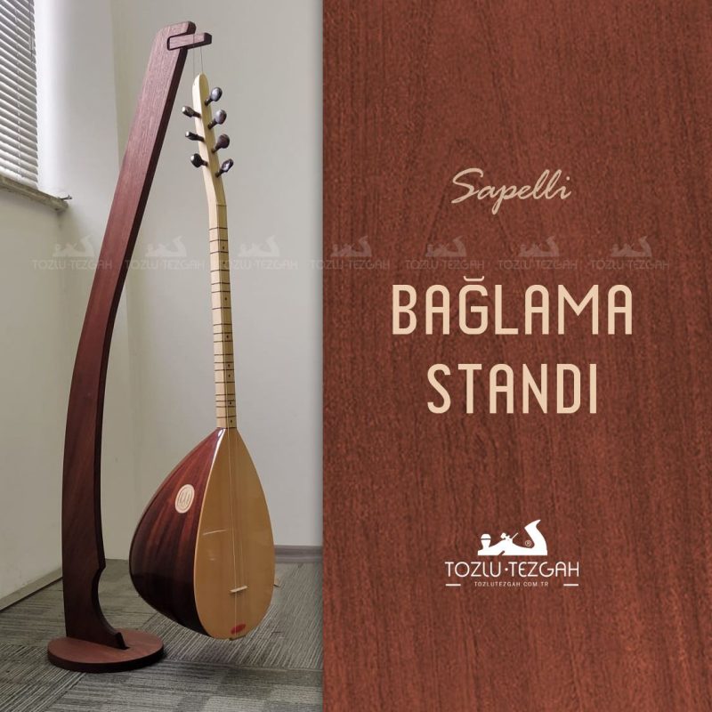 Ağaç Saz Standı – Sapelli