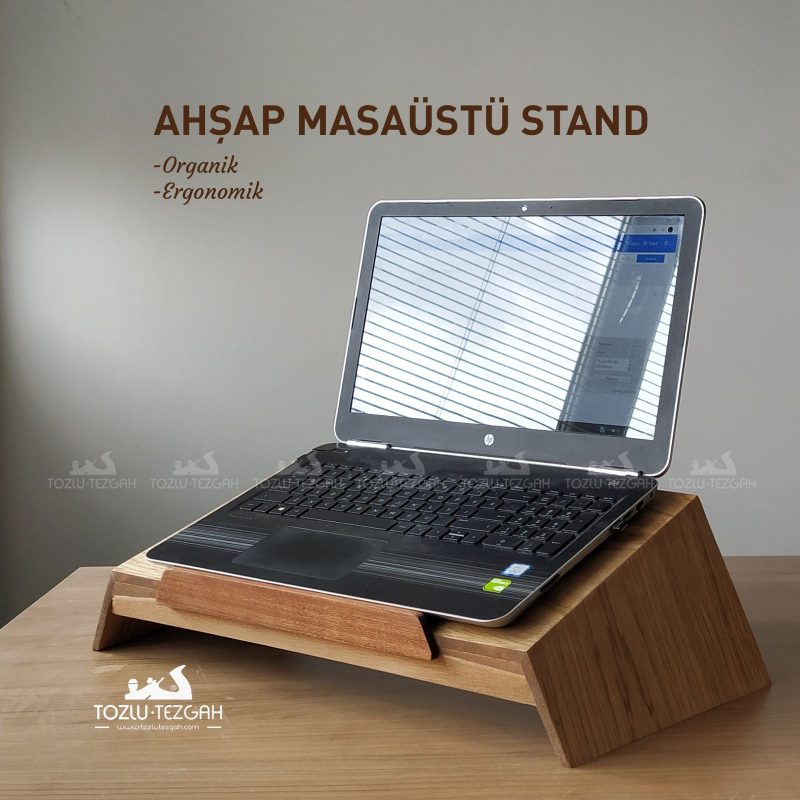 Ahşap Masaüstü Stand